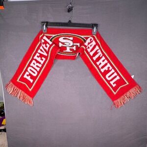 San Francisco 49ers Forever Faithful Scarf  Rare NFL‎ Football Scarf